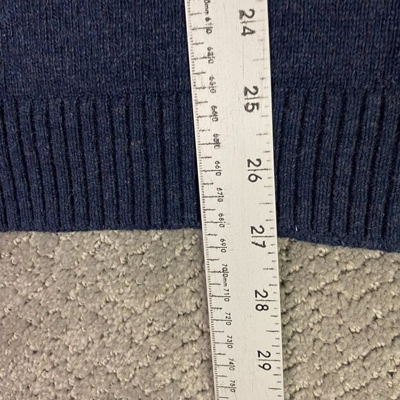 Fat Face Crewneck Sweater Jumper Men's XL Blue Striped Crew Neck Cotton Wool - Picture 11 of 11